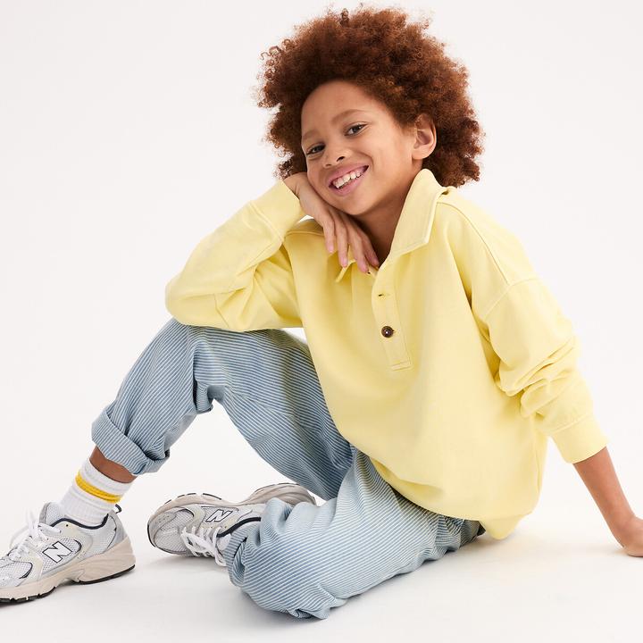 Produktbild La Redoute Collections Sweatshirt mit Polokragen aus Molton (110)