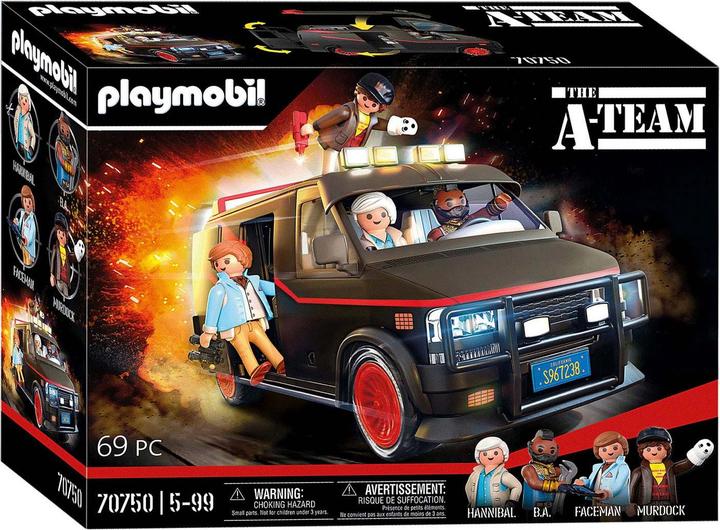 Image du produit Playmobil Le van de l'Agence tous risques (70750, Playmobil L'Agence tous risques)
