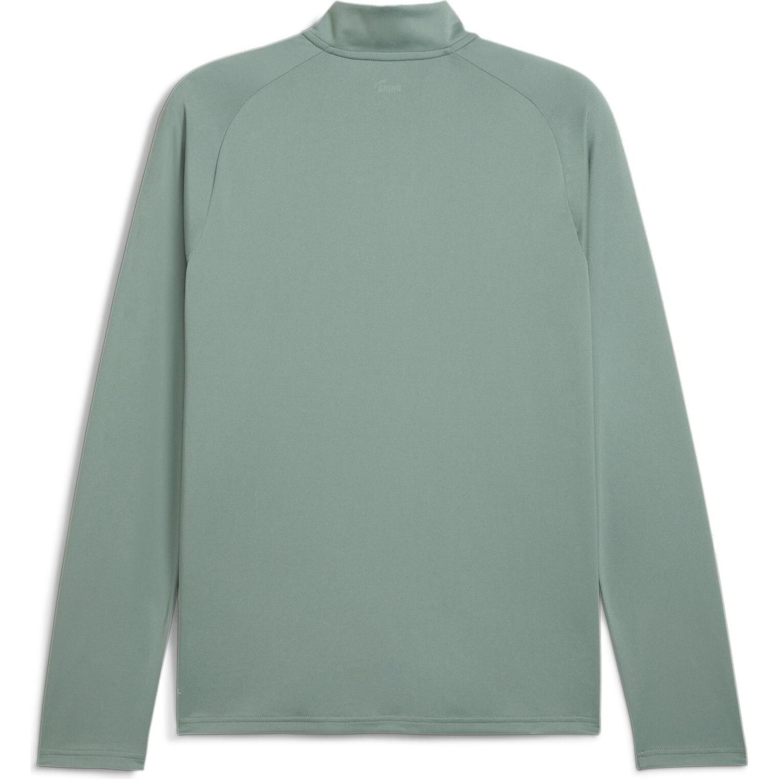 Thumbnail - Puma, Herren, Sportshirt, M TAD TECH Fabric Mix 1/4 Zip (M), Grün, M