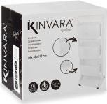 Produktbild Kinvara Kunststoff-Greengrocer 3 Höhen weisse Räder