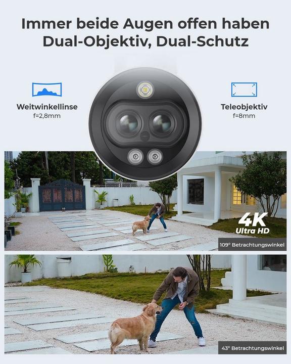 Actual product image Reolink Camera IP PoE RLC-81MA (3840 x 2160 pixels)