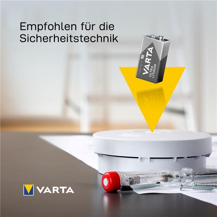 Produktbild Varta ULTRA Lithium (1 Stk., 9V Block, 1150 mAh)