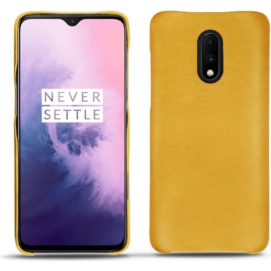 Thumbnail - Noreve Lederschutzhülle (OnePlus 7), Smartphone Hülle, Orange