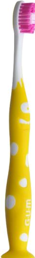 Actual product image GUM Junior Toothbrush 6-9 years yellow (Soft, 1 x)
