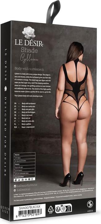 Productafbeelding Le Désir Cyllene XLVIII - Body met coltrui - Plus Size (XL)