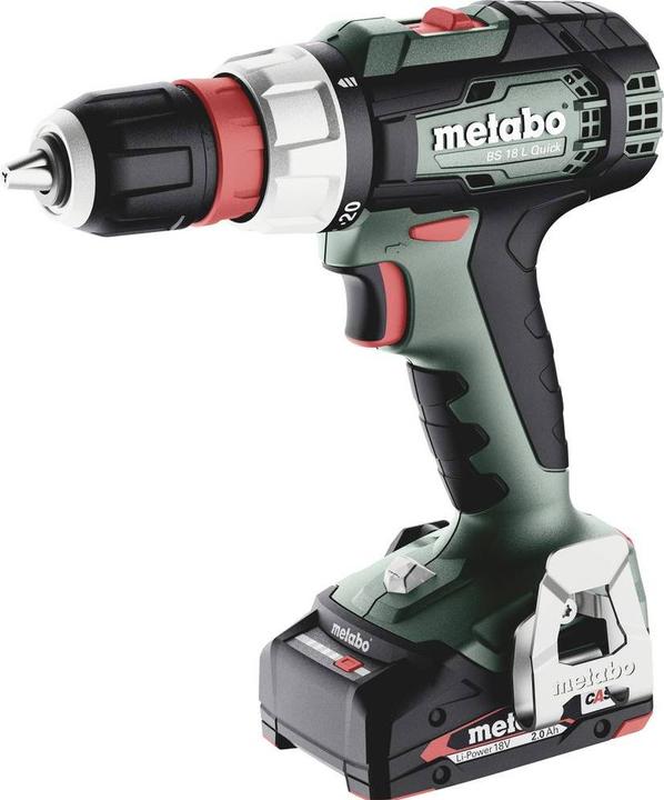 Produktbild Metabo BS 18 L Quick 614052500 Akku-Bohrschrauber 18 V 2 Ah Li-Ion bürstenlos (Batteriebetrieb)