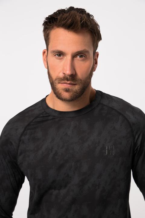 Produktbild Jay-Pi Langarmshirt FLEXNAMIC®, Fitness, Allover Print, Rundhals, Raglan-Ärmel (XXL)