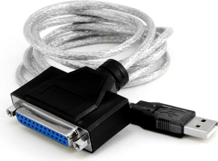 Actual product image CSL USB to Parallel LPT 25 pin printer cable
