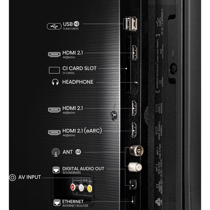 Produktbild Hisense TV 43E77Q (43", QLED, UHD, 2025)