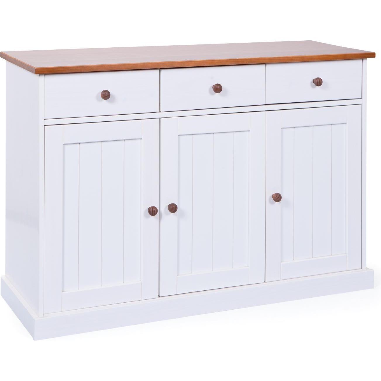 Ebuy24, Kommode + Sideboard, Sideboard Wright (131 x 45 x 86 cm)