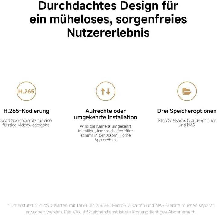 Actual product image Xiaomi Smart Camera C500 Dual (2560 x 1440 Pixels)