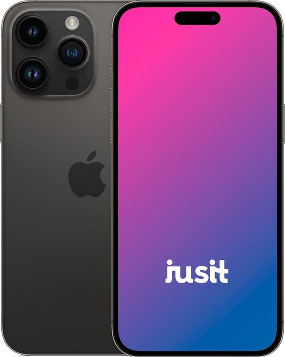 Produktbild jusit iphone 14 Pro Max (256 GB, Black, 6.70", 48 Mpx, SIM + eSIM, B / Sehr gut)