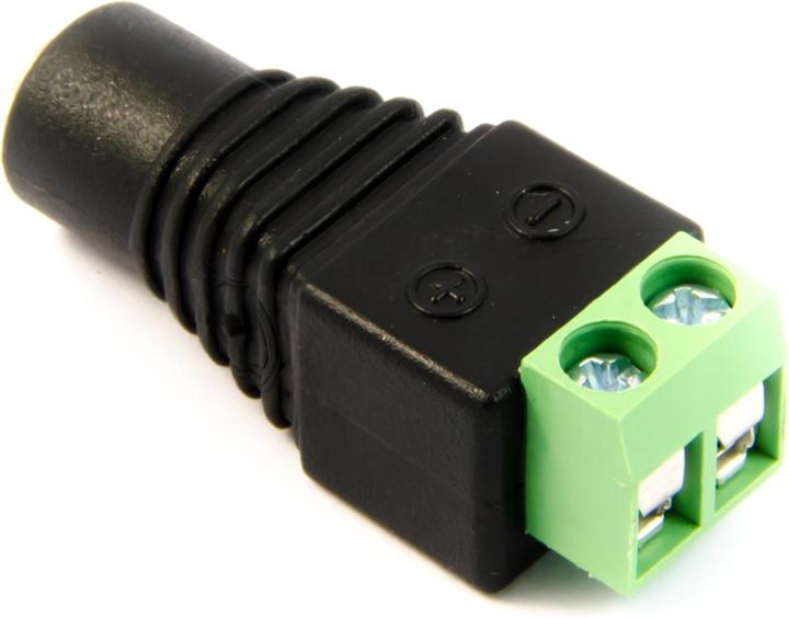 Immagine prodotto Purecrea Presa DC Jack femmina a barilotto 5,5 mm / 2,1 mm con terminali a vite