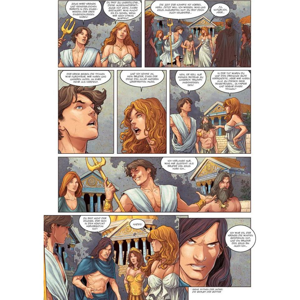 Thumbnail - Mythen der Antike: Die Kriege des Zeus, Belletristik von Luc Ferry, Clotilde Bruneau