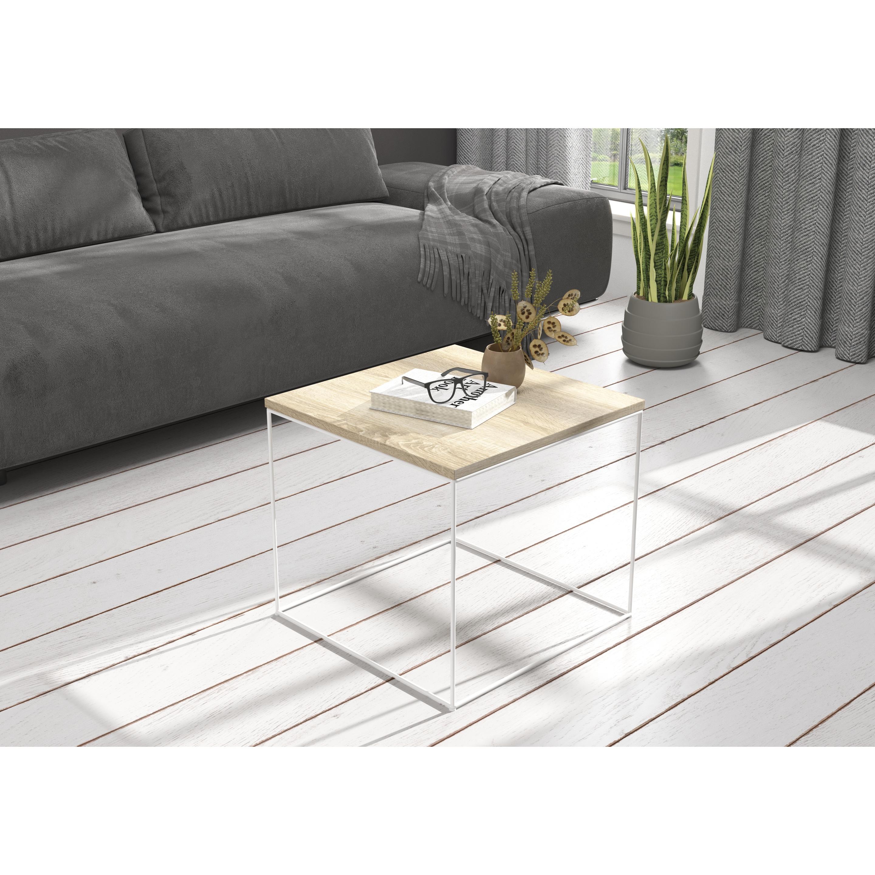 ADRK Furniture, Couchtisch + Beistelltisch, Elena (50 x 50 cm)