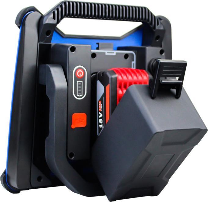 Image du produit Ledino Projecteur LED 60W sur batterie Kiel 60M pour différentes batteries + connexion directe 230V (6600 lm)