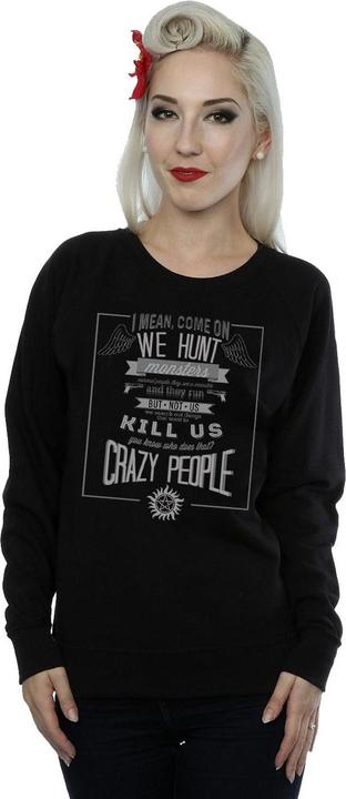 Produktbild Supernatural Crazy People Sweatshirt (S)