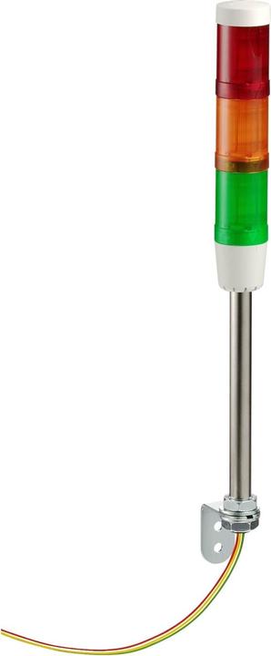 Produktbild Schneider Electric Schneider elektrinis raudonos/oranžinės/žalios spalvos 24V AC/DC nuolatinės šviesos (XVMB1RAGS)