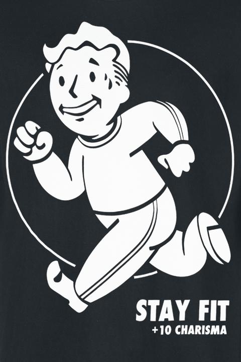 Immagine prodotto Difuzed Fallout 4 - Maglietta a maniche corte da uomo Stay Fit - M (M)