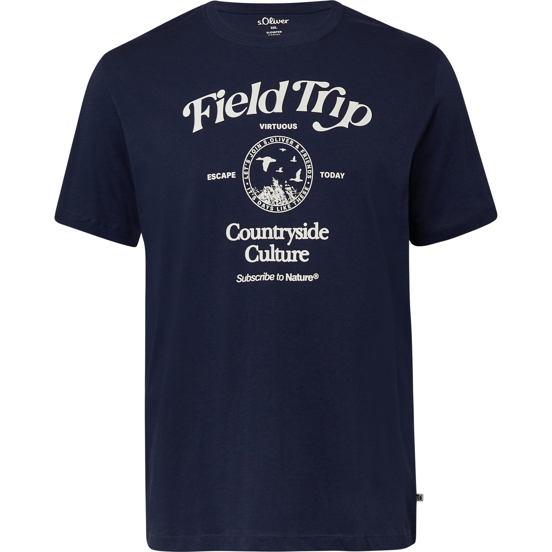 T-Shirt Baumwoll-T-Shirt mit Frontprint acheter sur Galaxus