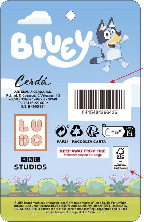 Image du produit Bluey Lunettes de soleil pour enfants