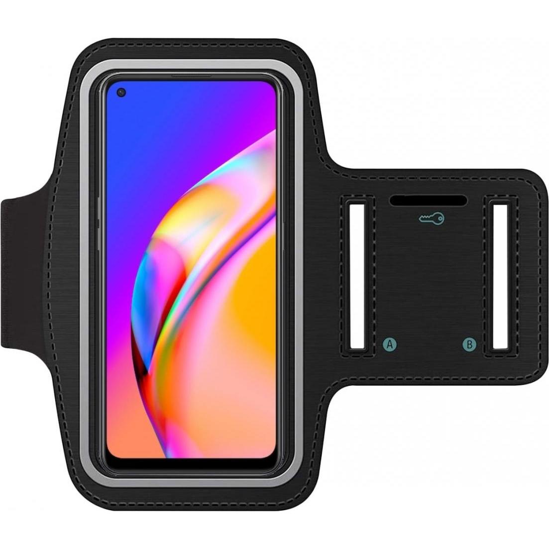 Thumbnail - SmartFitness Oppo A94 5G Handy Sport Armband, Smartphone Sportarmband, Schwarz