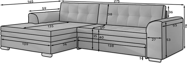 Produktbild ELTAP Conforti (4-Sitzer, Ecksofa)