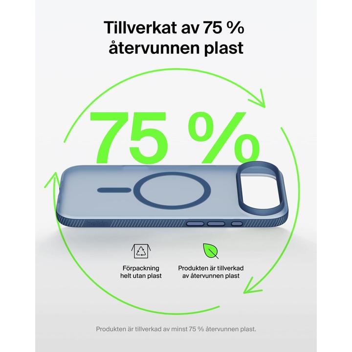 Productafbeelding Belkin Grip magn. Schutzhülle iPhone Air dunkelblau MSA037hqNY (Apple iPhone Air)