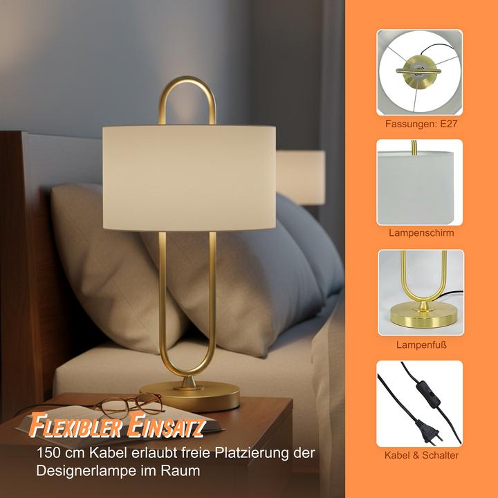 Produktbild Relaxdays Tischlampe (E27)