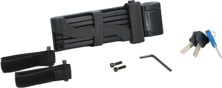 Actual product image Dunlop Folding lock with three keys