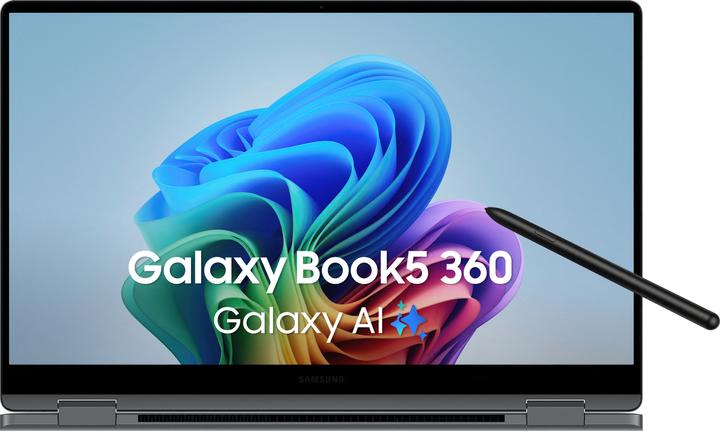 Samsung Galaxy Book5 360 (15.60", Intel Core Ultra 7 256V, 16 Go, 512 Go, DE)