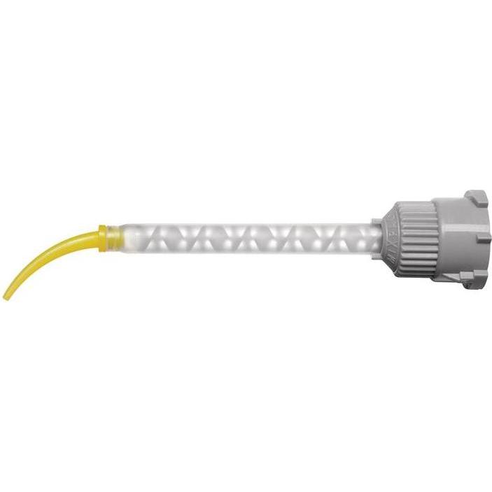 UHU, Accessori per adesivi, Miscelatore statico corto, curvo 70 mm per cartucce bicamerali