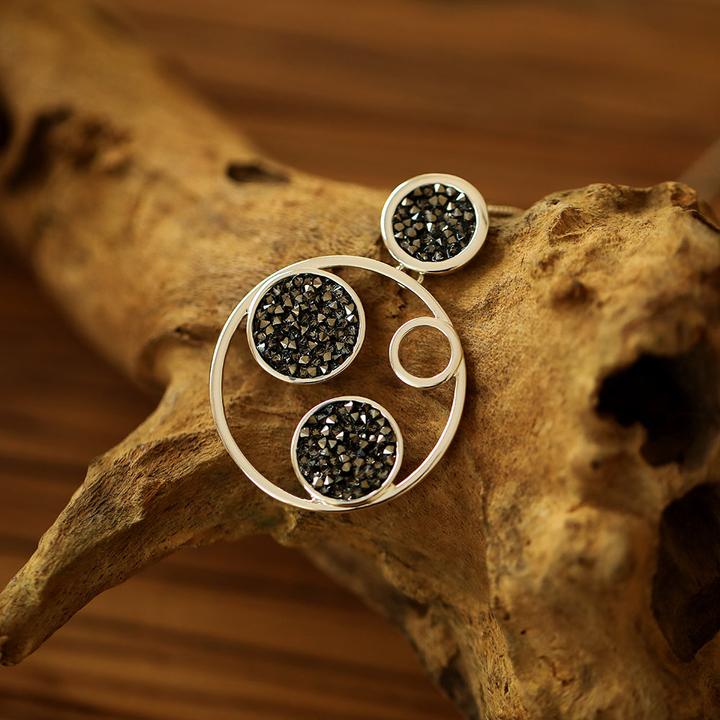 Immagine prodotto Andreani Bracciale con vera pietra lavica (80 cm, Metallo, Pietre)