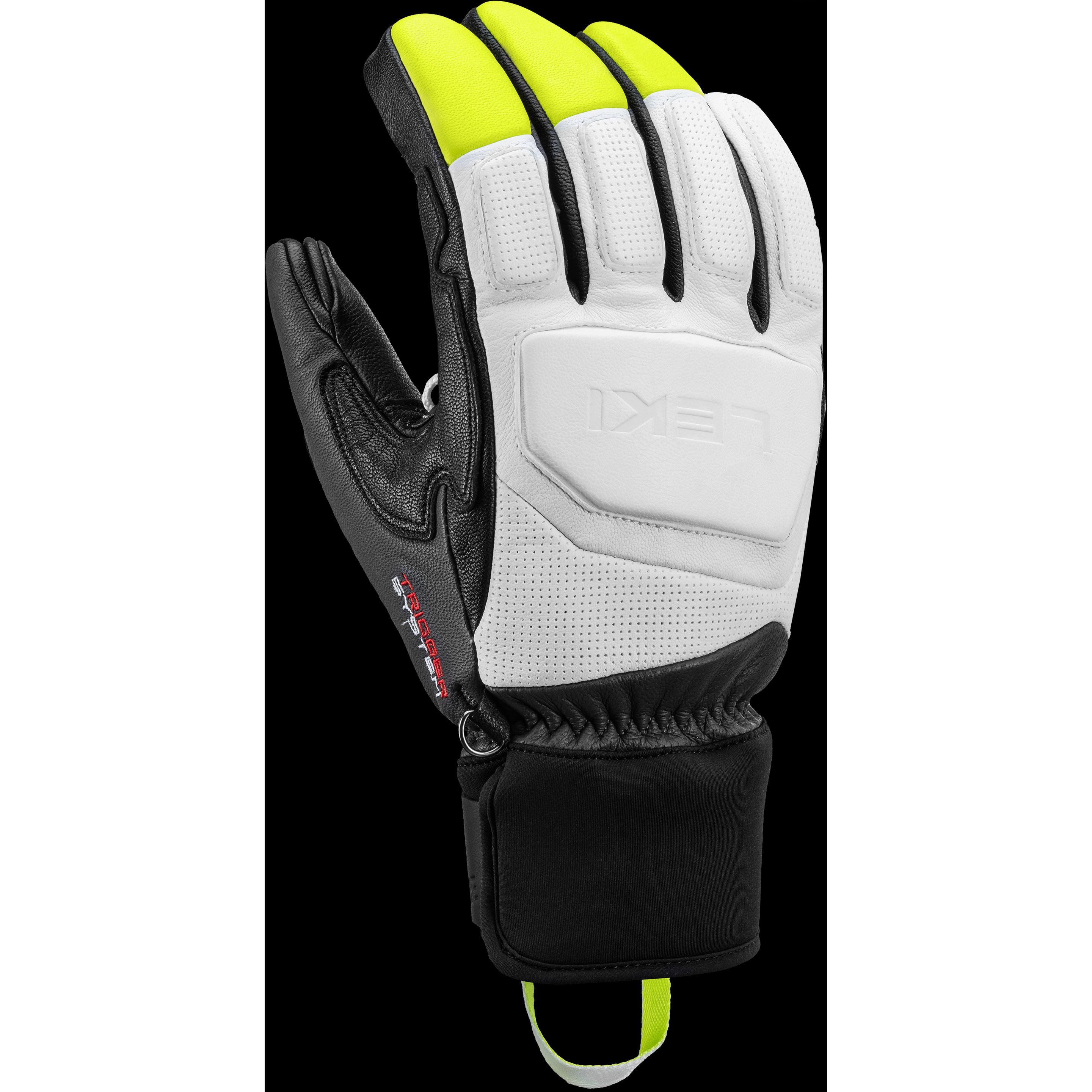 Leki, Herren, Handschuhe, Griffin Prime 3D Trigger Gloves, Weiss, (10.5)