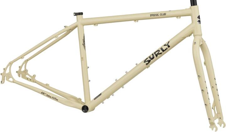 Surly Kit telaio Bridge Club MTB, 26+/27.5+/700C, M, burro montato