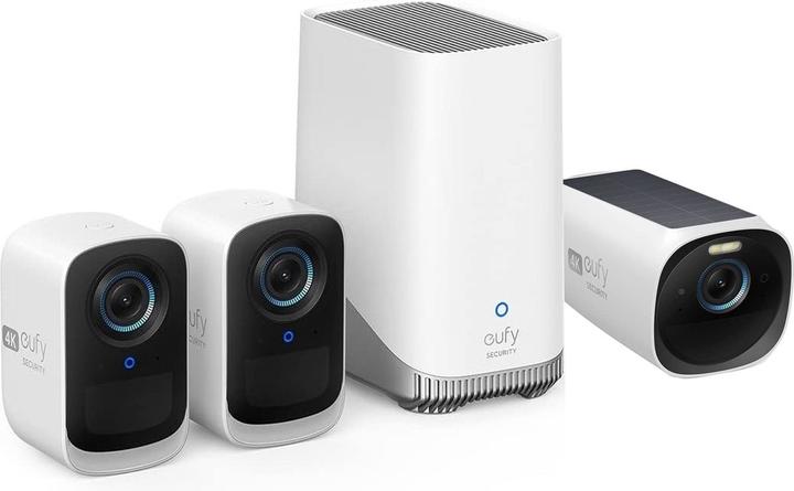 Image du produit eufy Eufycam 3C 4K HQ beveiligingsset incl homebase 3 + Solar Eufycam 3 4K add on camera - (3840 x 2160 pixels)