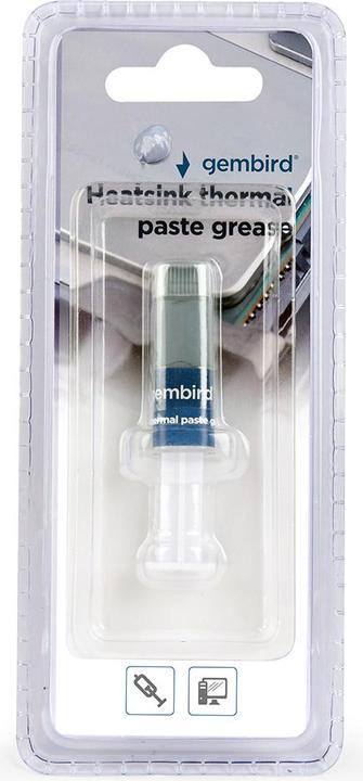 Actual product image Gembird TG-G1.heat-conducting paste /m-K (4.50 W/m K, 1.50 g)