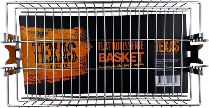 Actual product image Texas Flat grill grate Rotisserie attachment