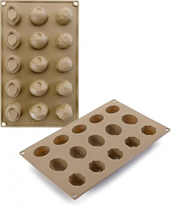 Immagine prodotto Ibili Panna Cotta Form 17 x 30 x 3 cm Form für die Zubereitung von Panna Cotta