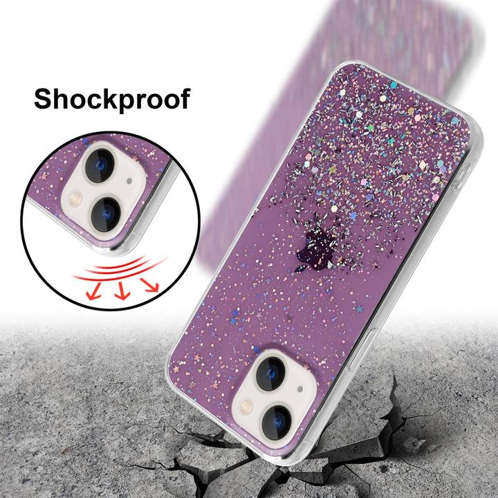 Actual product image Cadorabo TPU cover sparkling glitter (Apple iPhone 13 mini)