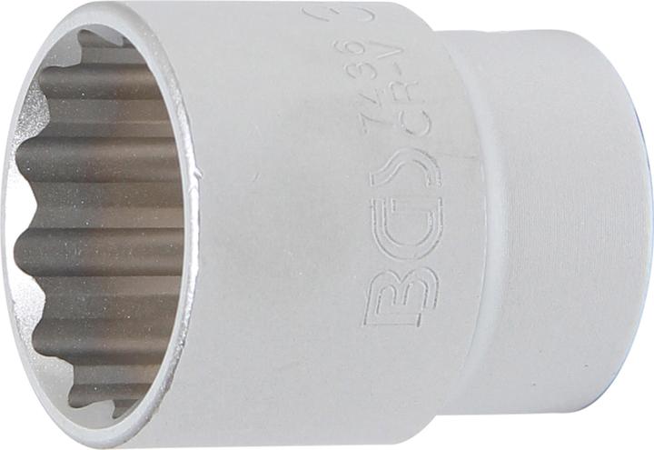 Immagine prodotto BGS Set di chiavi a bussola a dodici facce Azionamento a bussola quadra 20 mm (3/4") SW 36 mm (36 mm)