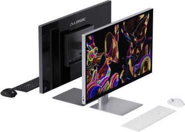 Actual product image Alogic Aspekt 32 Zoll 4K UHD Docking Monitor Matt, grau (3840 x 2160 Pixels, 32")