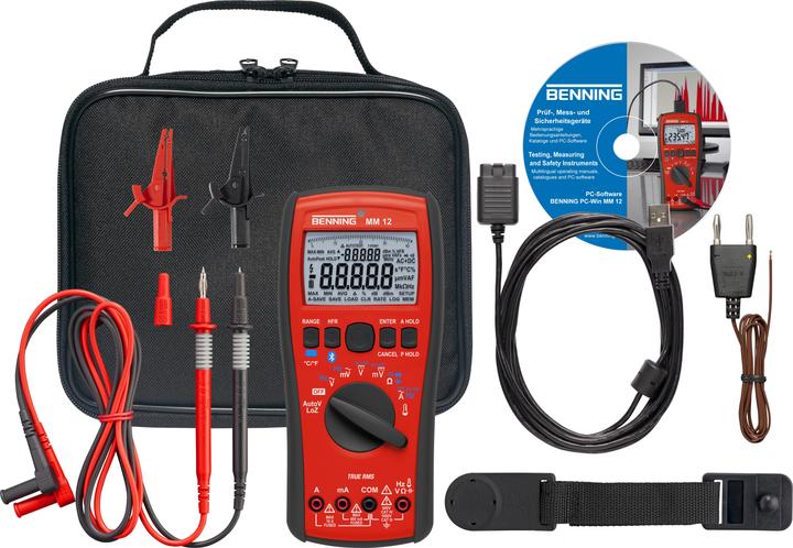 Immagine prodotto Benning Multimetro portatile digitale MM 12 (CAT IV 600V, CAT III 1000V)