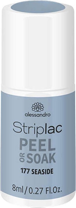 Alessandro Striplac Peel or Soak - 177 Seaside (177 Seaside, UV gel varnish)