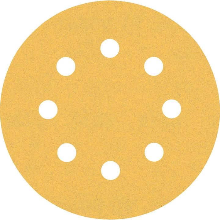 Bosch Professional Zubehör Expert C470 Set de papier abrasif pour ponceuse excentrique, 115 mm, 8 trous, G 60/120/240, 6 pcs. (60 - 240)