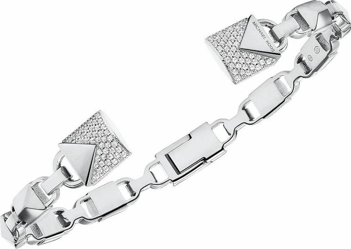 Immagine prodotto Michael Kors Mercer Link Bangle (5.90 cm, Argento)