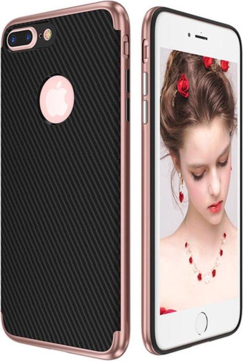 Produktbild König Design Apple iPhone 6 / 6s Hülle Case Handy Cover Schutz Tasche Schutzhülle Carbon Pink (Apple iPhone 6)