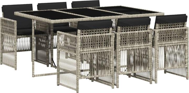 Produktbild vidaXL Garten Essgruppe (165 x 106 x 73 cm)