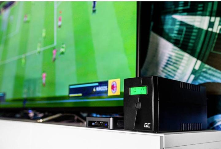 Produktbild GreenCell 600VA 360WÜberspannungsschutz 230V Black (600 VA, 360 W)