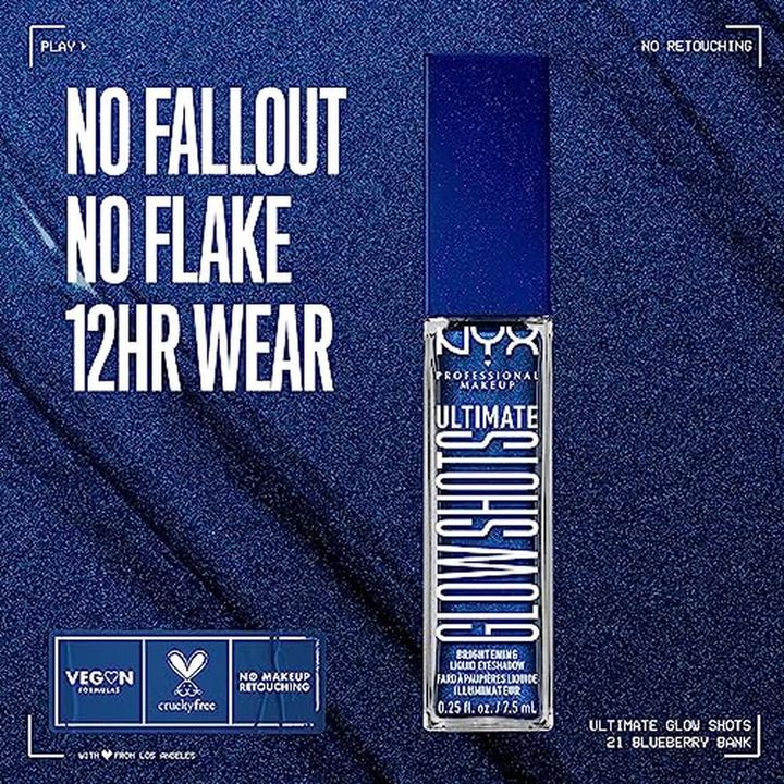 Image du produit NYX Professional Make-Up Nyx Ultimate Glow Shots - 8 Ml (21 Blueberry Bank)